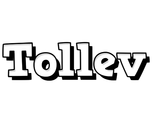 Tollev snowing logo