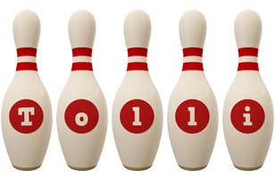 Tolli bowling-pin logo