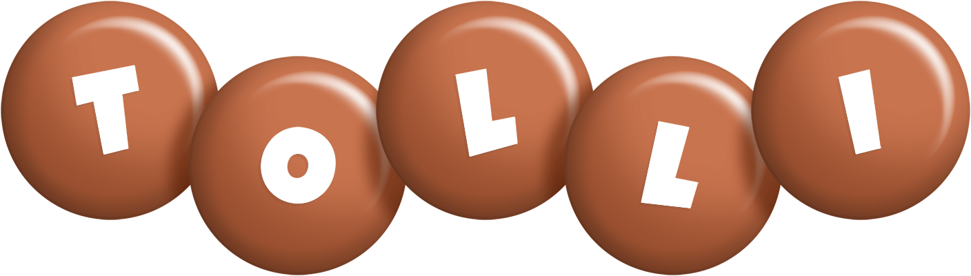 Tolli candy-brown logo