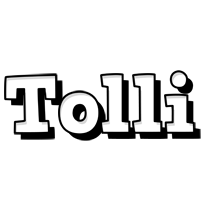 Tolli snowing logo