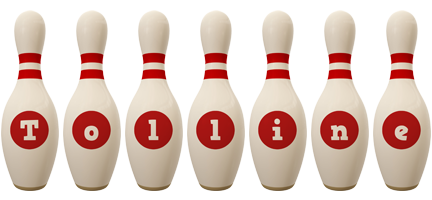 Tolline bowling-pin logo