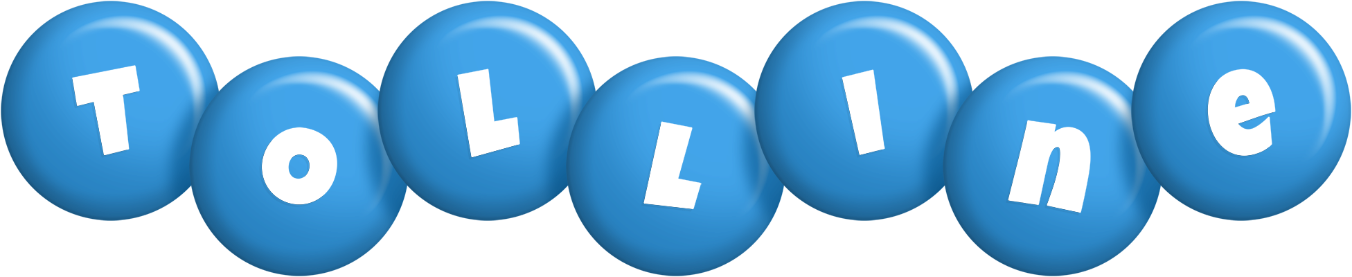 Tolline candy-blue logo