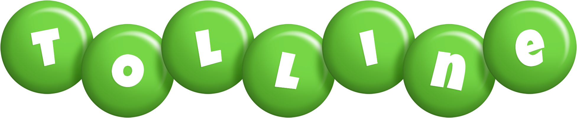 Tolline candy-green logo