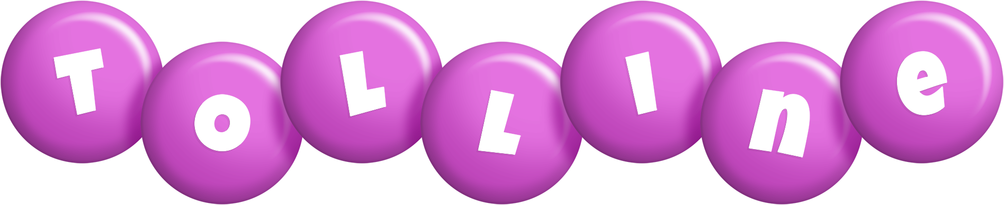 Tolline candy-purple logo