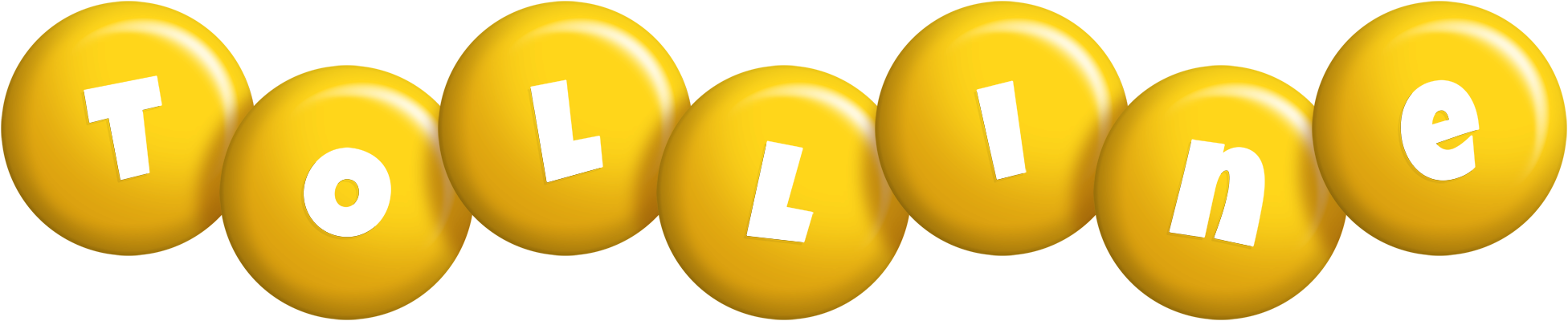 Tolline candy-yellow logo