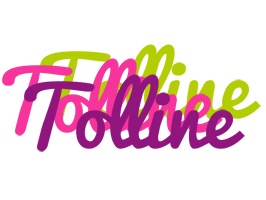 Tolline flowers logo