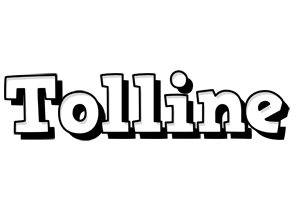 Tolline snowing logo