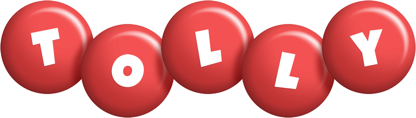 Tolly candy-red logo
