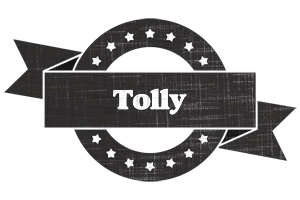 Tolly grunge logo
