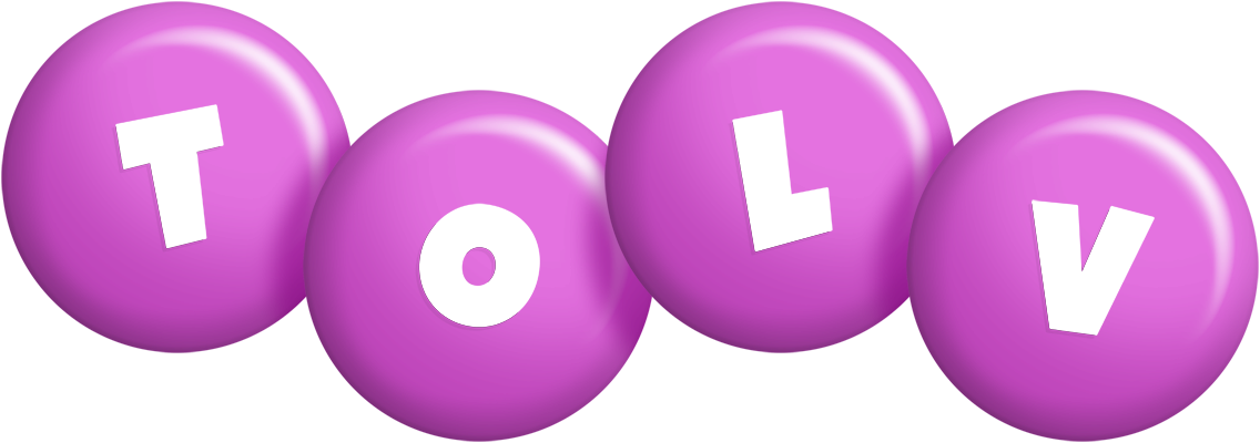 Tolv candy-purple logo