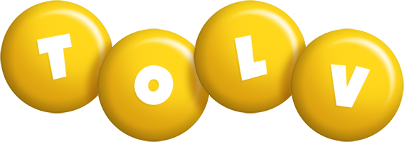 Tolv candy-yellow logo