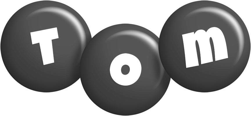 Tom candy-black logo
