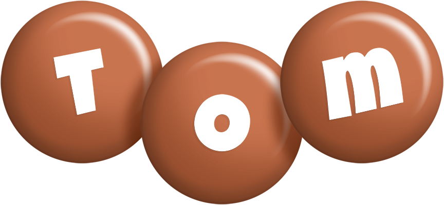 Tom candy-brown logo