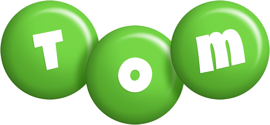 Tom candy-green logo