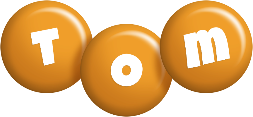 Tom candy-orange logo