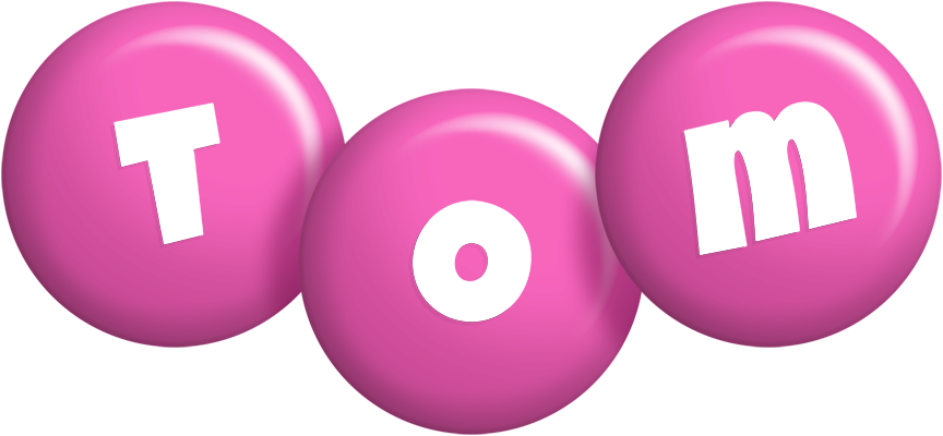 Tom candy-pink logo