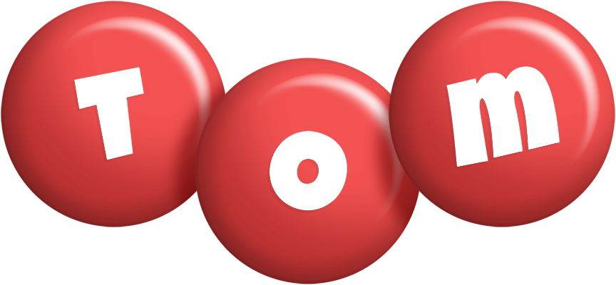 Tom candy-red logo