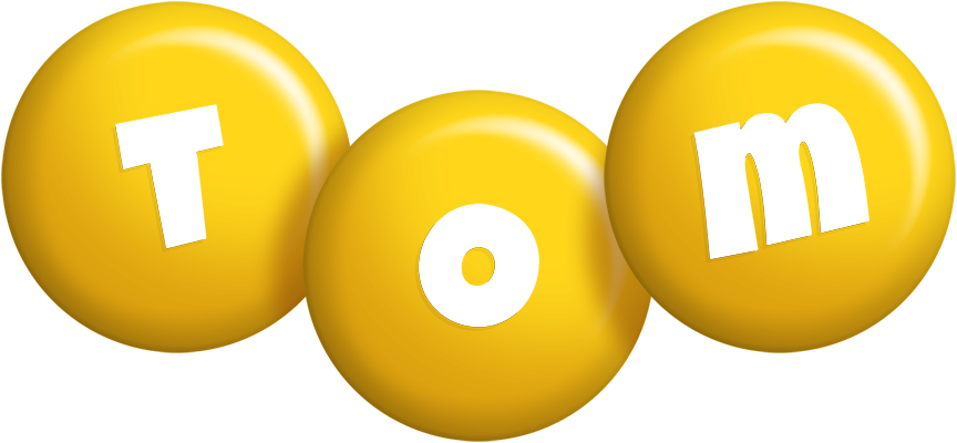 Tom candy-yellow logo