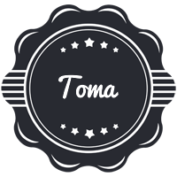 Toma badge logo