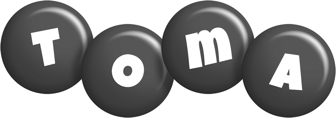 Toma candy-black logo