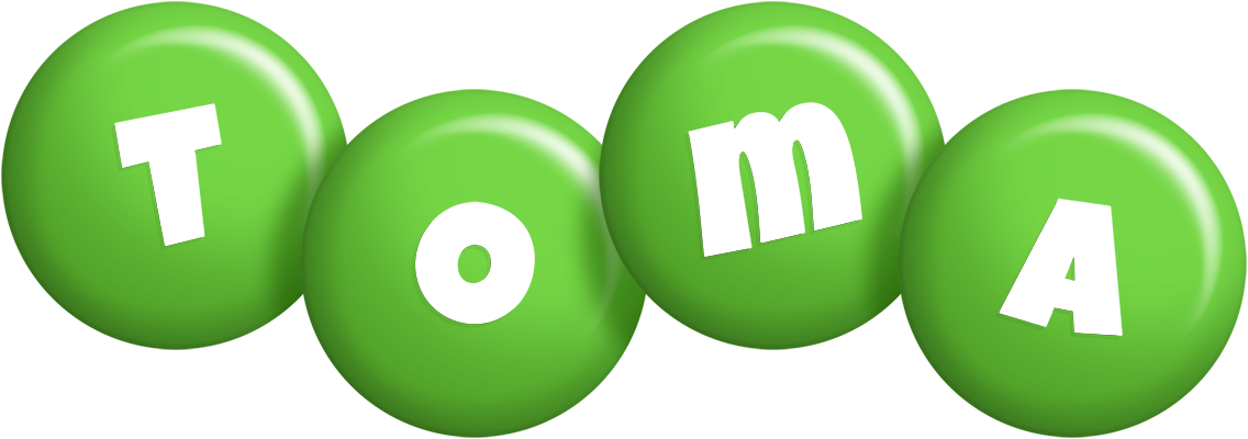 Toma candy-green logo
