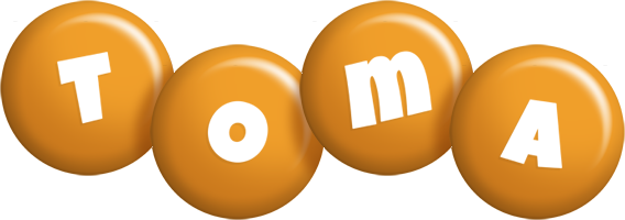 Toma candy-orange logo