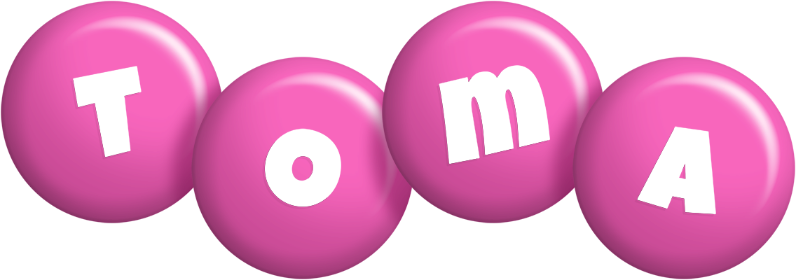 Toma candy-pink logo