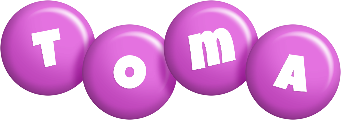 Toma candy-purple logo