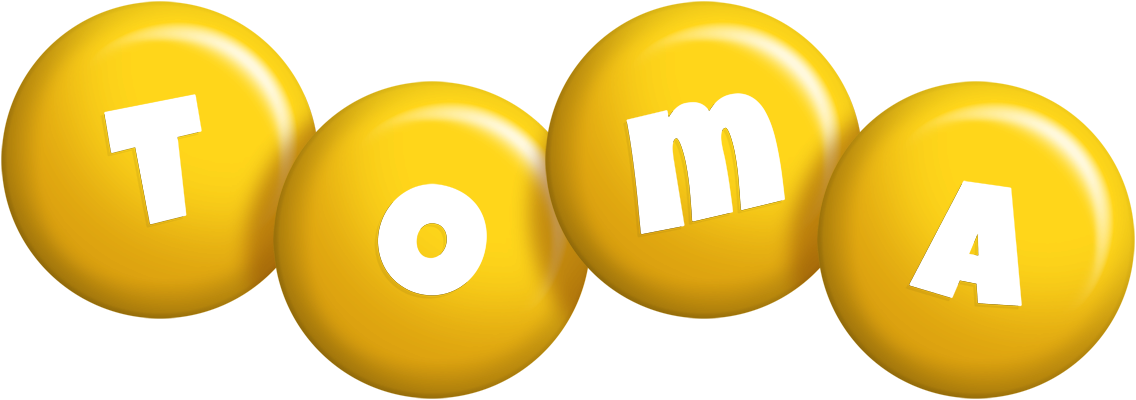 Toma candy-yellow logo