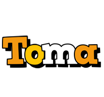 Toma cartoon logo