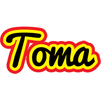 Toma flaming logo