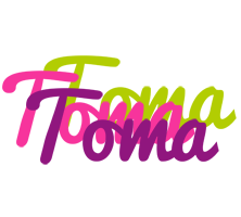 Toma flowers logo