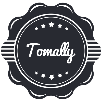 Tomally badge logo