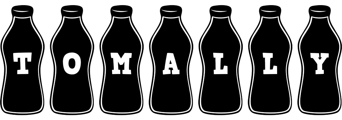 Tomally bottle logo