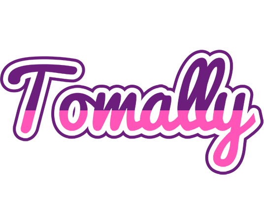 Tomally cheerful logo