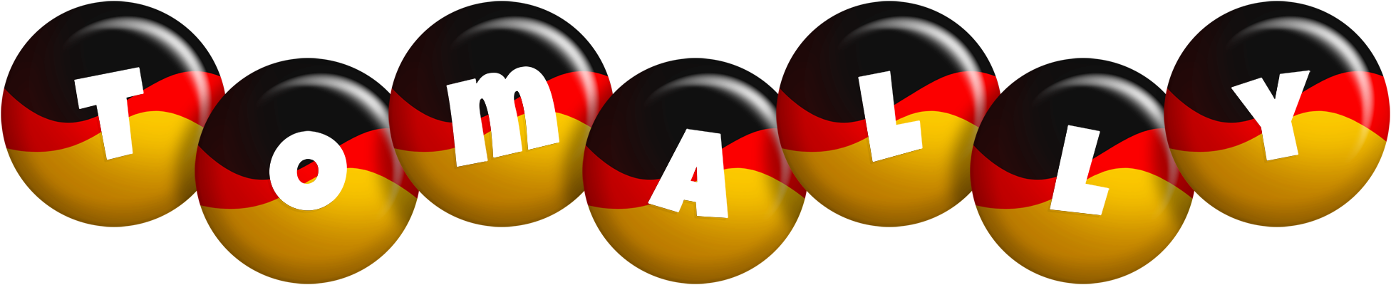 Tomally german logo