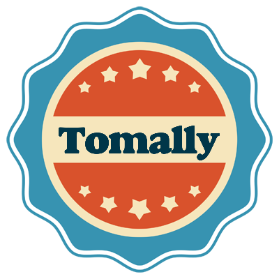 Tomally labels logo
