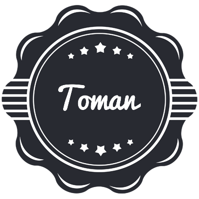 Toman badge logo