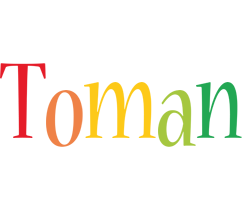 Toman birthday logo