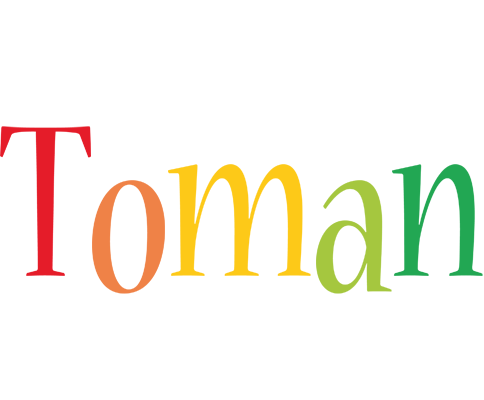 Toman birthday logo