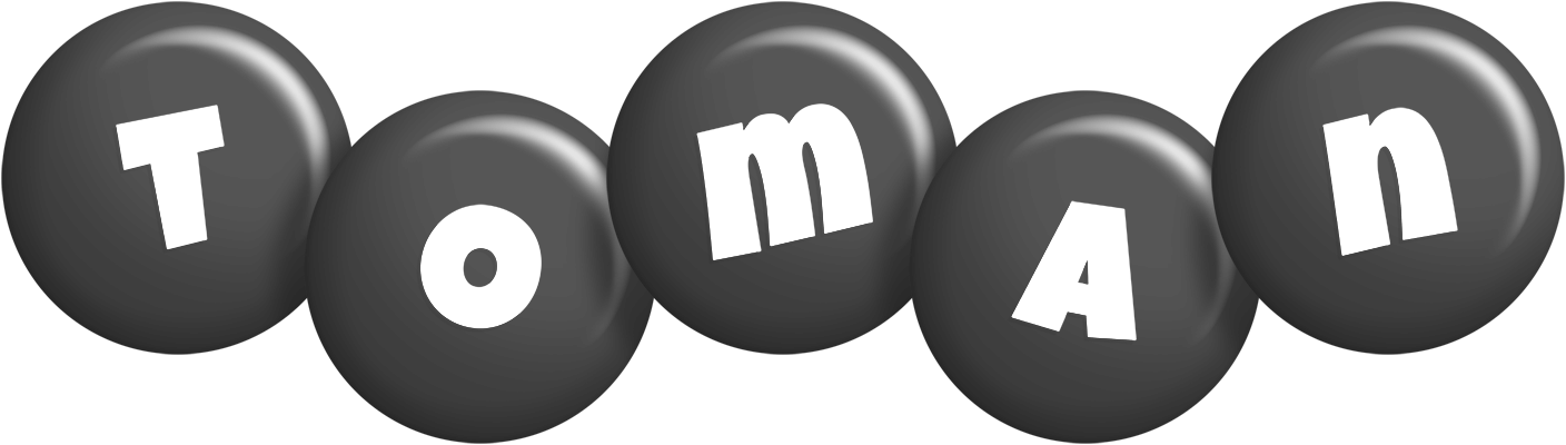 Toman candy-black logo