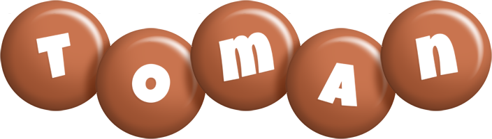 Toman candy-brown logo