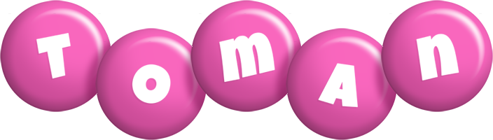 Toman candy-pink logo