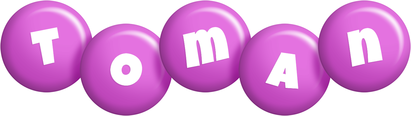 Toman candy-purple logo