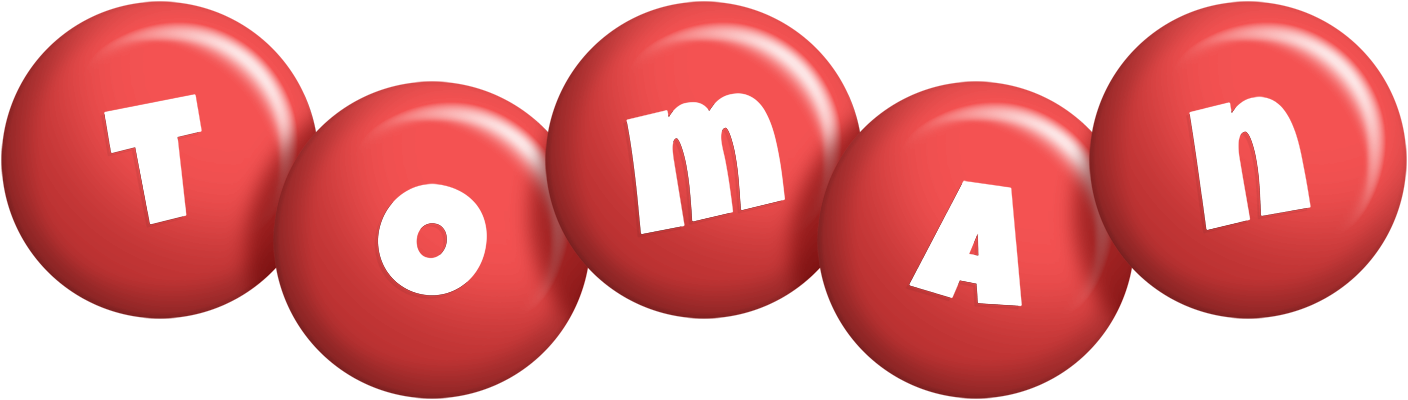 Toman candy-red logo
