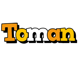 Toman cartoon logo