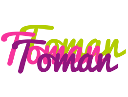 Toman flowers logo