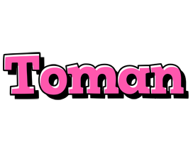 Toman girlish logo