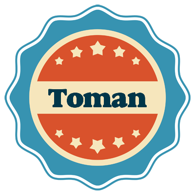 Toman labels logo