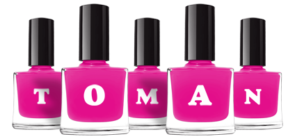 Toman nails logo